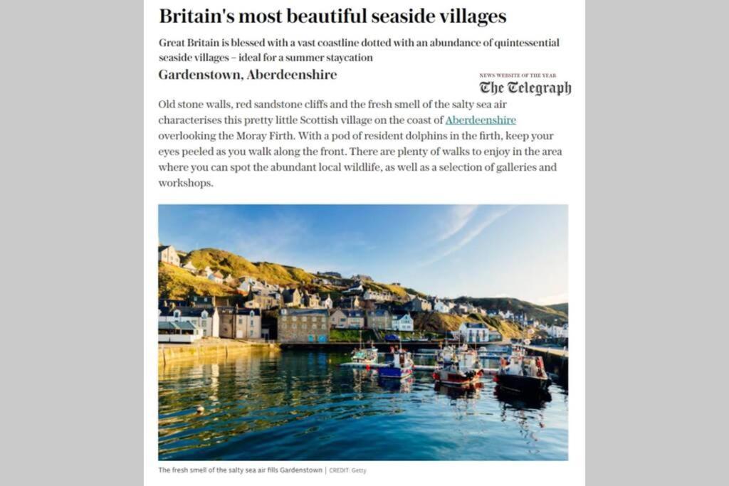 Bellevue Holiday Cottage Gardenstown Экстерьер фото